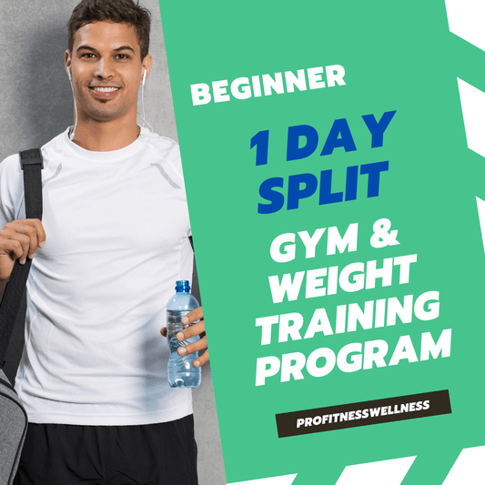 Men 1-Day-Split gym beginners program