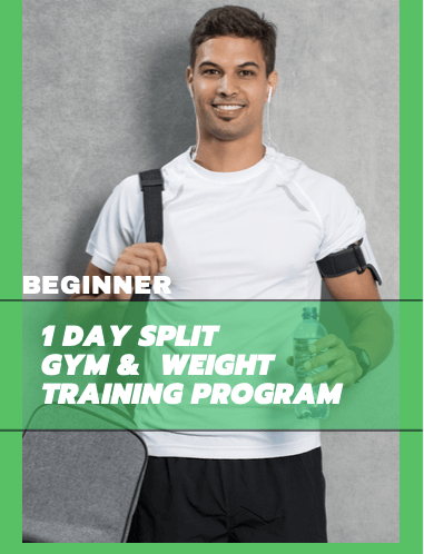 Men 1-Day-Split gym beginners program