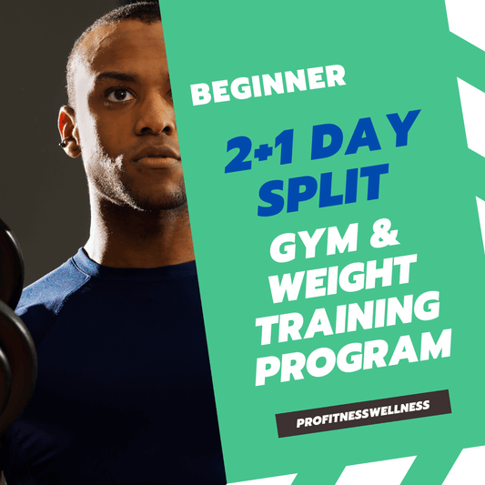 Men 2-1-Day-Split gym beginners program