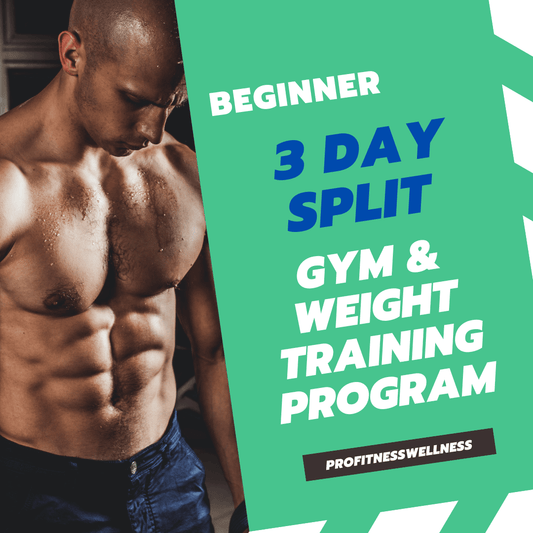 Men 3-Day-Split gym beginners program