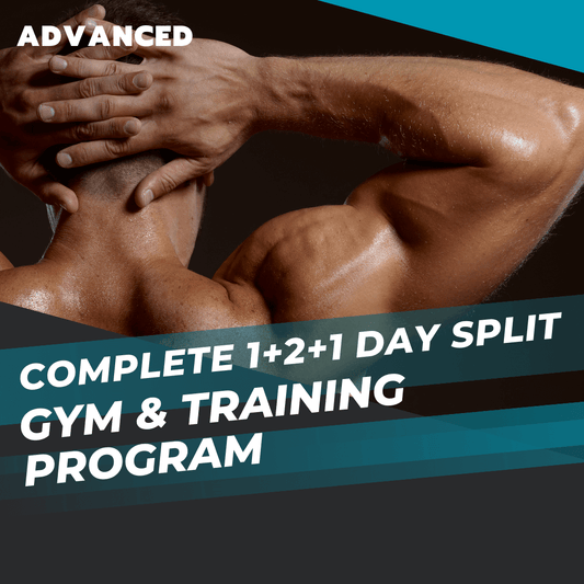 Men Advanced 1+2+1-Day Split Training Program