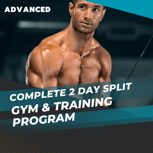 Men Advanced 2-Day Split Training Program