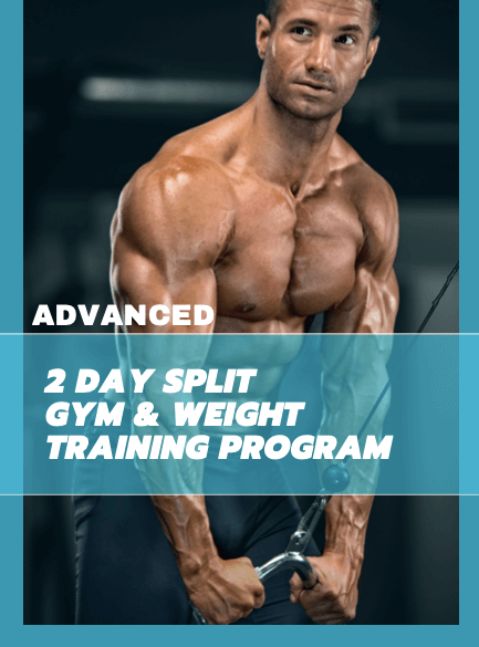 Men Advanced 2-Day Split Training Program