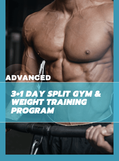 Men Advanced 3+1-Day Split Training Program