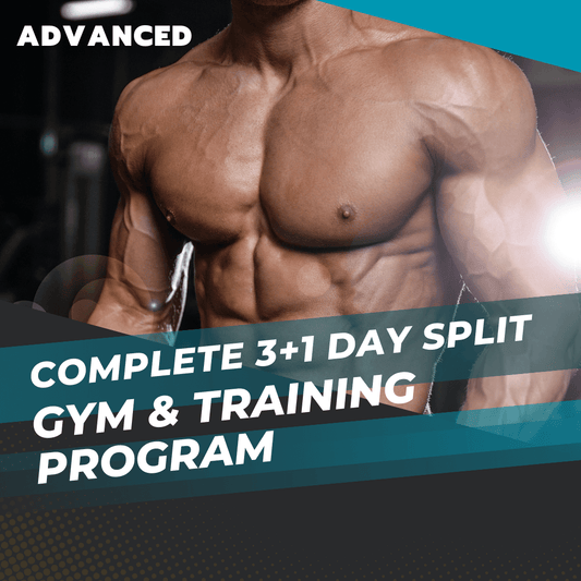 Men Advanced 3+1-Day Split Training Program