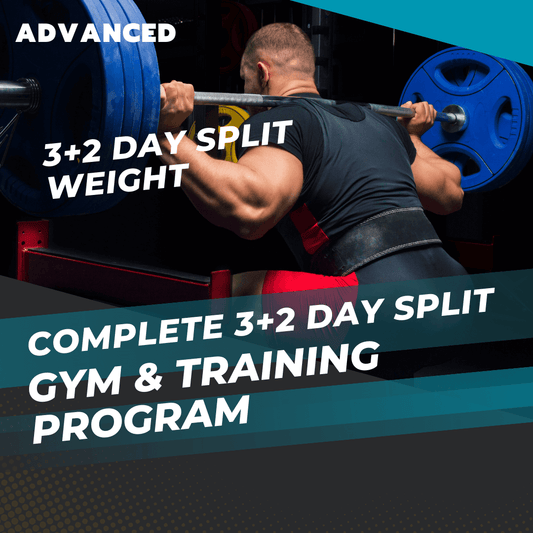 Men Advanced 3+2-Day Split Training Program