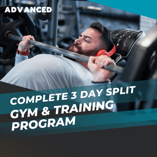 Men Advanced 3-Day Split Training Program