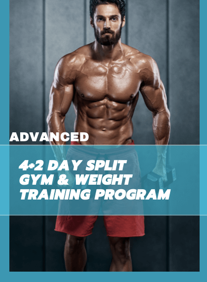 Men Advanced 4+2-Day Split Training Program