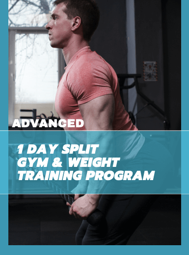 Men Advanced 1-Day Split Training Program