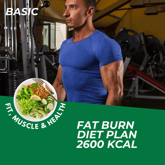 Men Basic 2600 kcal Fat Burn Diet