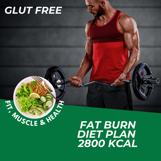 Men Glut Free 2800 kcal Fat Burn Diet