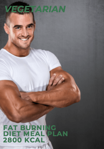 Men Vegetarian 2800kcal Fat Burn Diet