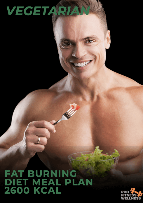 Men Vegetarian 2600kcal Fat Burn Diet