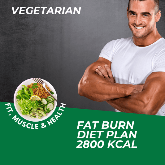 Men Vegetarian 2800kcal Fat Burn Diet