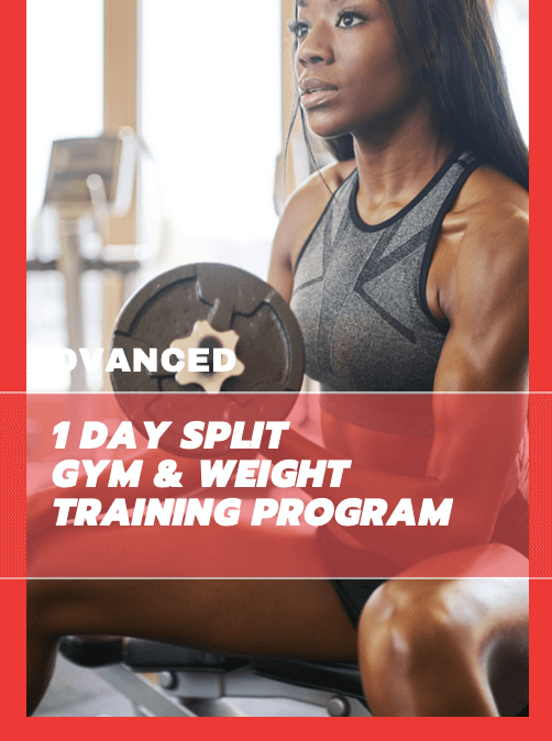 Women Advanced 1-split-training-program