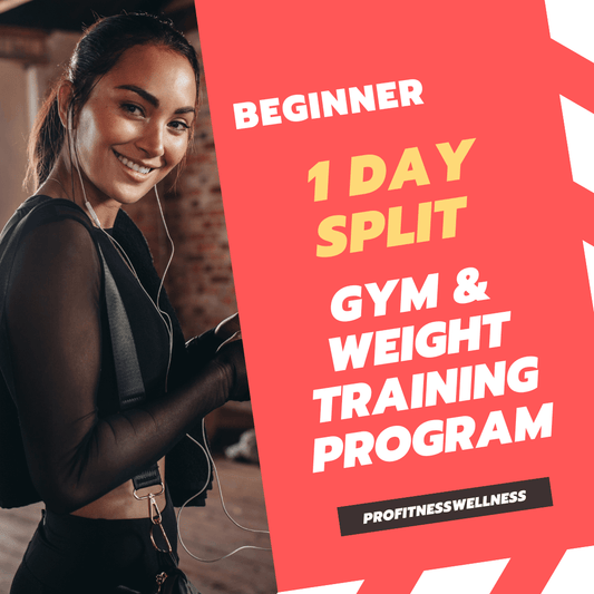 Women 1-Day-Split gym beginners program