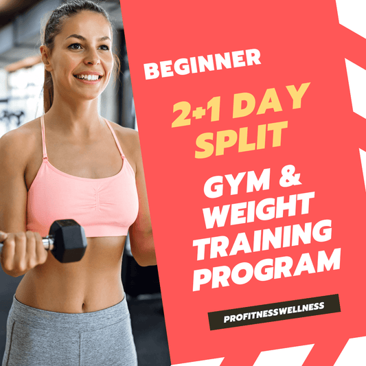 Women 2-1-Day-Split gym beginners program