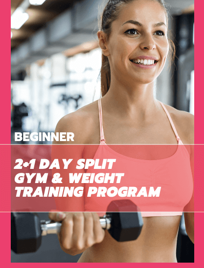 Women 2-1-Day-Split gym beginners program