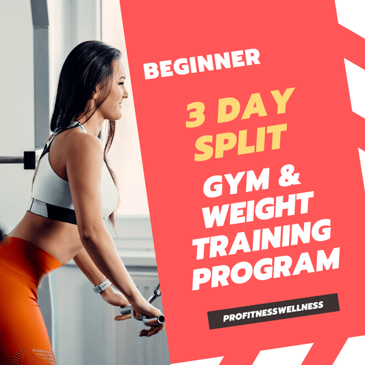 Women 3-Day-Split gym beginners program