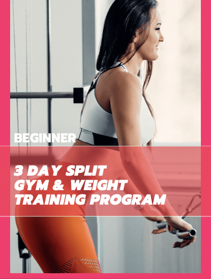 Women 3-Day-Split gym beginners program