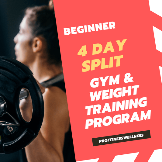 Women 4-Day-Split gym beginners program