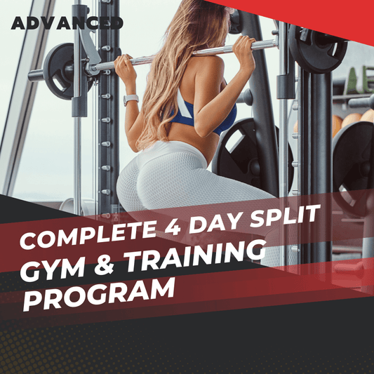 Women Advanced 4-split-training-program