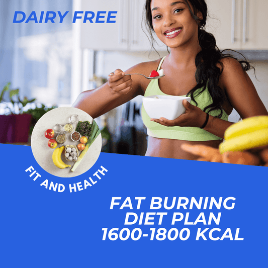 Women Dairy Free 1600-1800kcal Diet